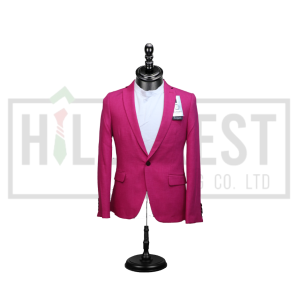 Men’s slim fit pink blazer